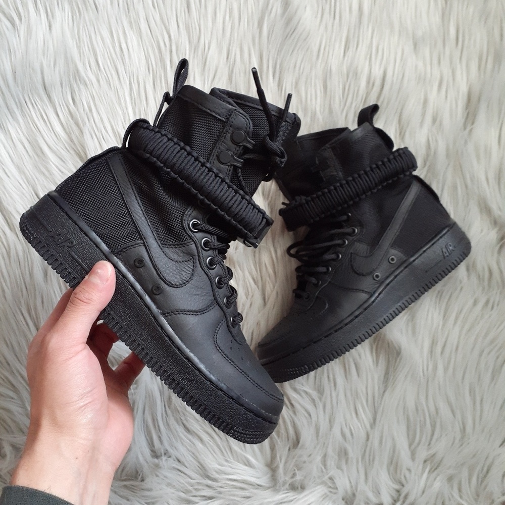 Air Force 1 High Top SF AF1 Black Womens 6